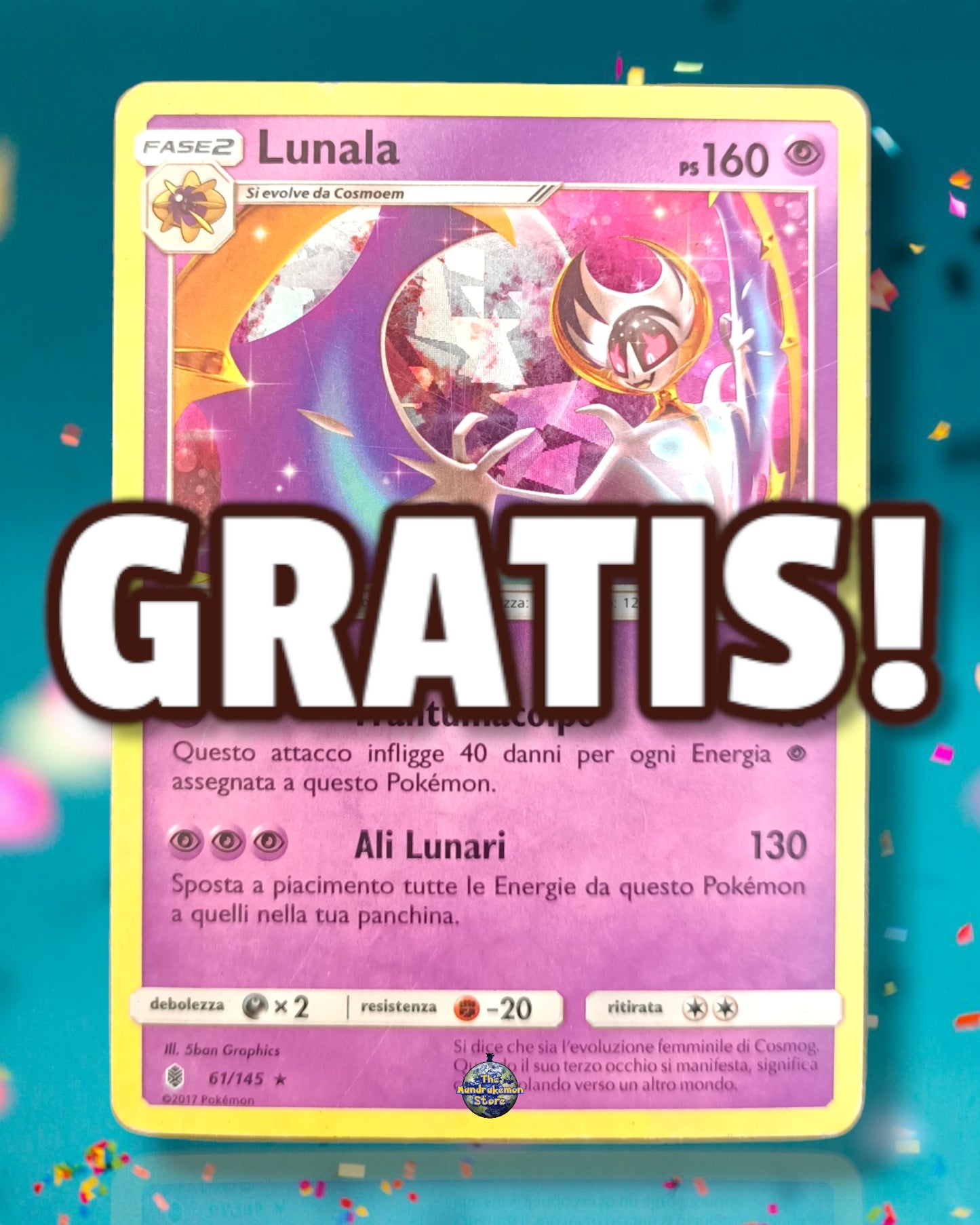 Lunala Cracked Ice Holo