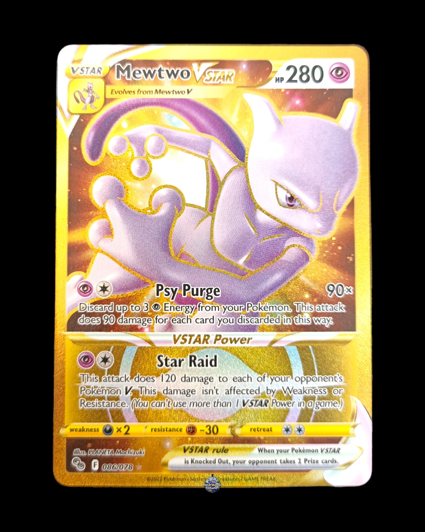 Mewtwo VStar Gold