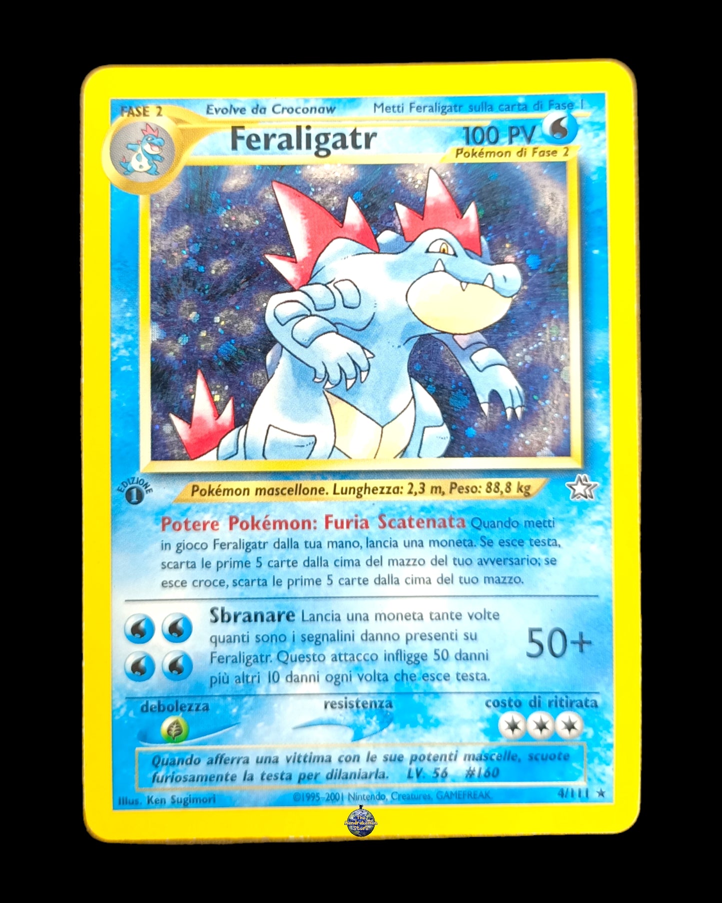 Feraligatr Holo Neo Genesis 1ª Edizione