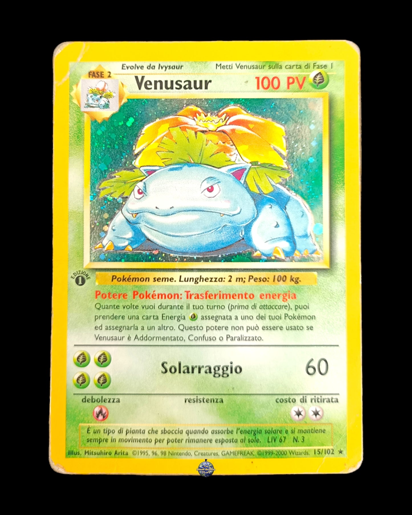 Venusaur Holo Set Base 1ª Edizione