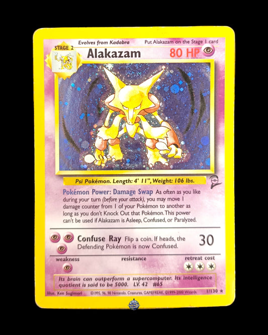 Alakazam Holo Set Base 2