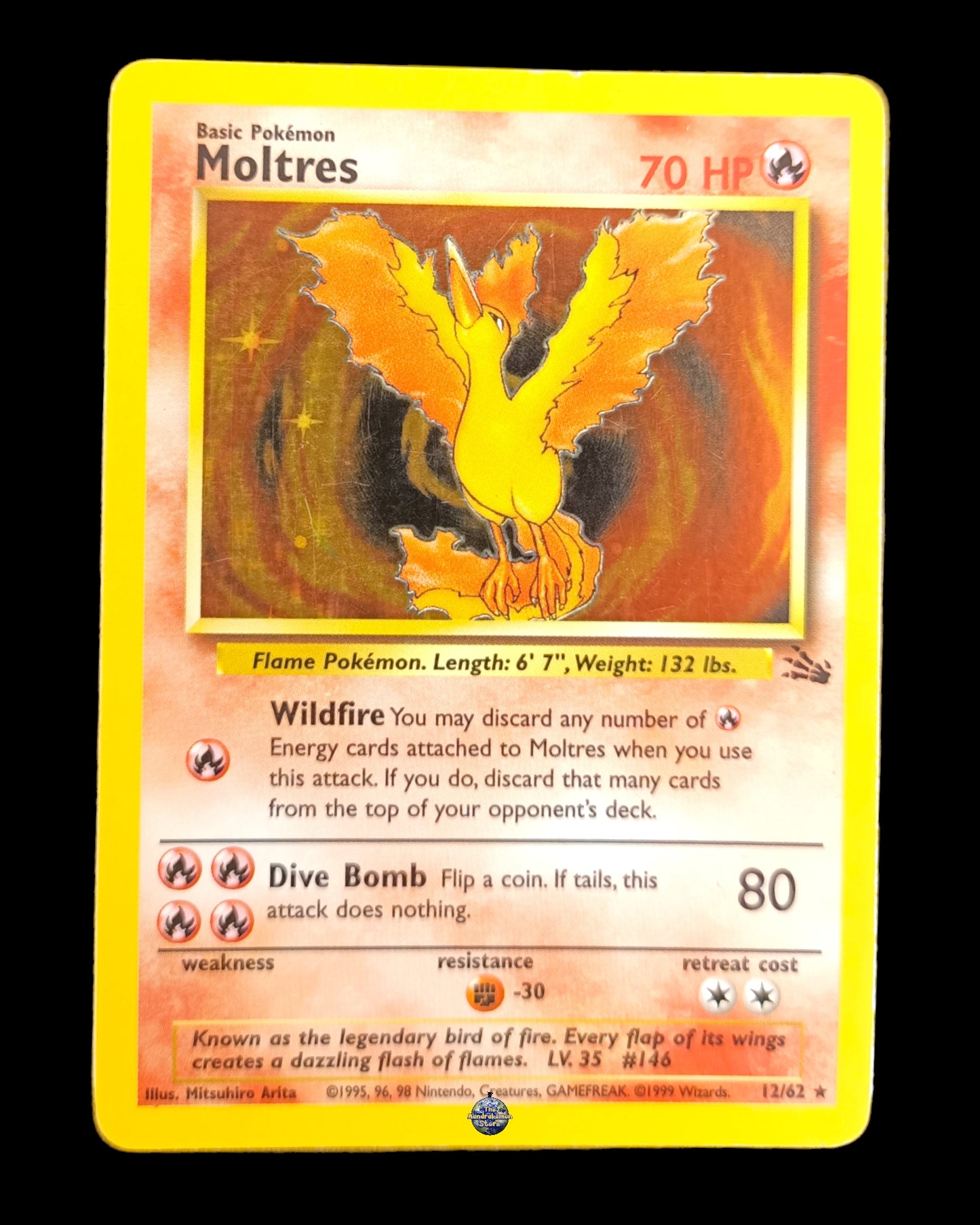 Moltres Holo Fossil