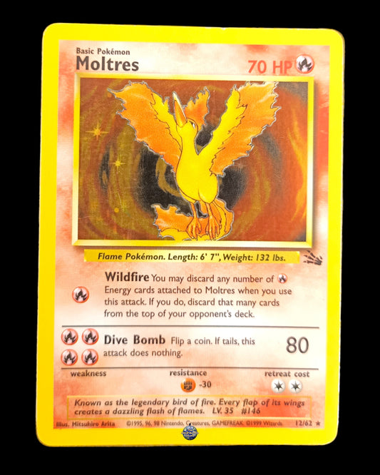 Moltres Holo Fossil