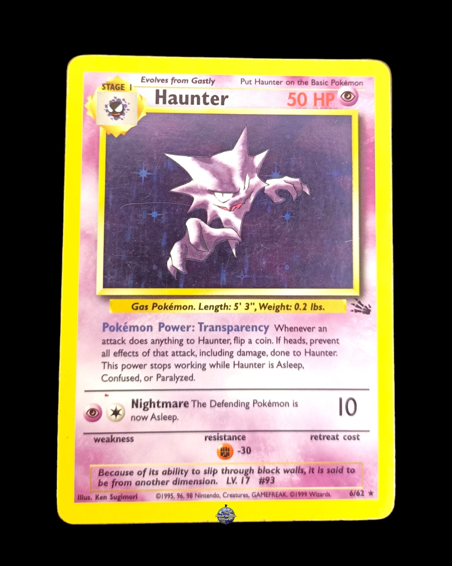 Haunter Holo Fossil