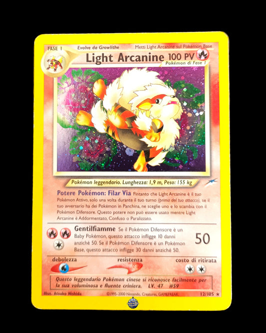 Light Arcanine Holo Neo Destiny