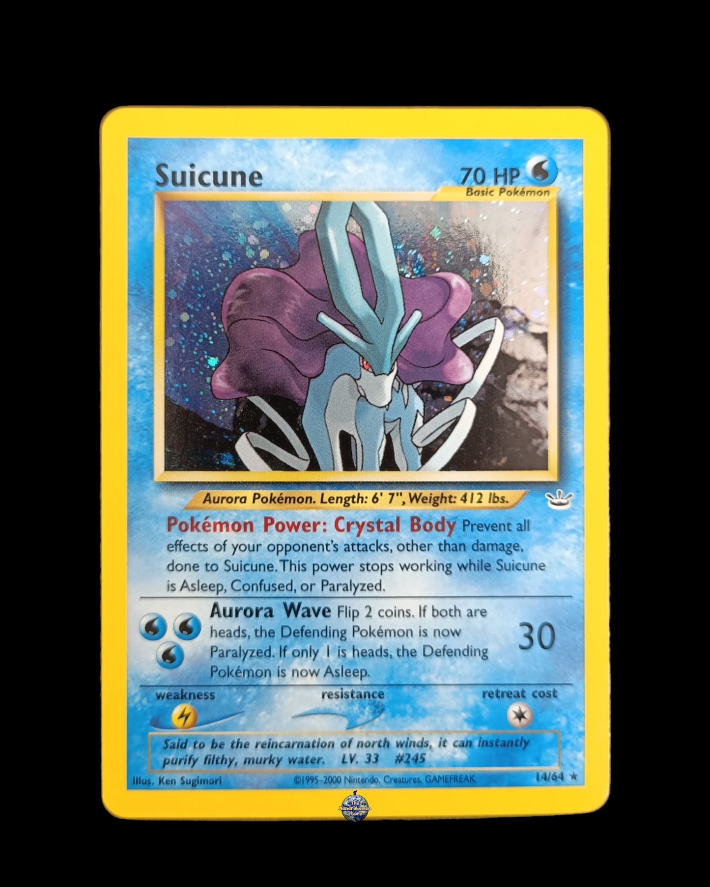 Suicune Holo Neo Revelation