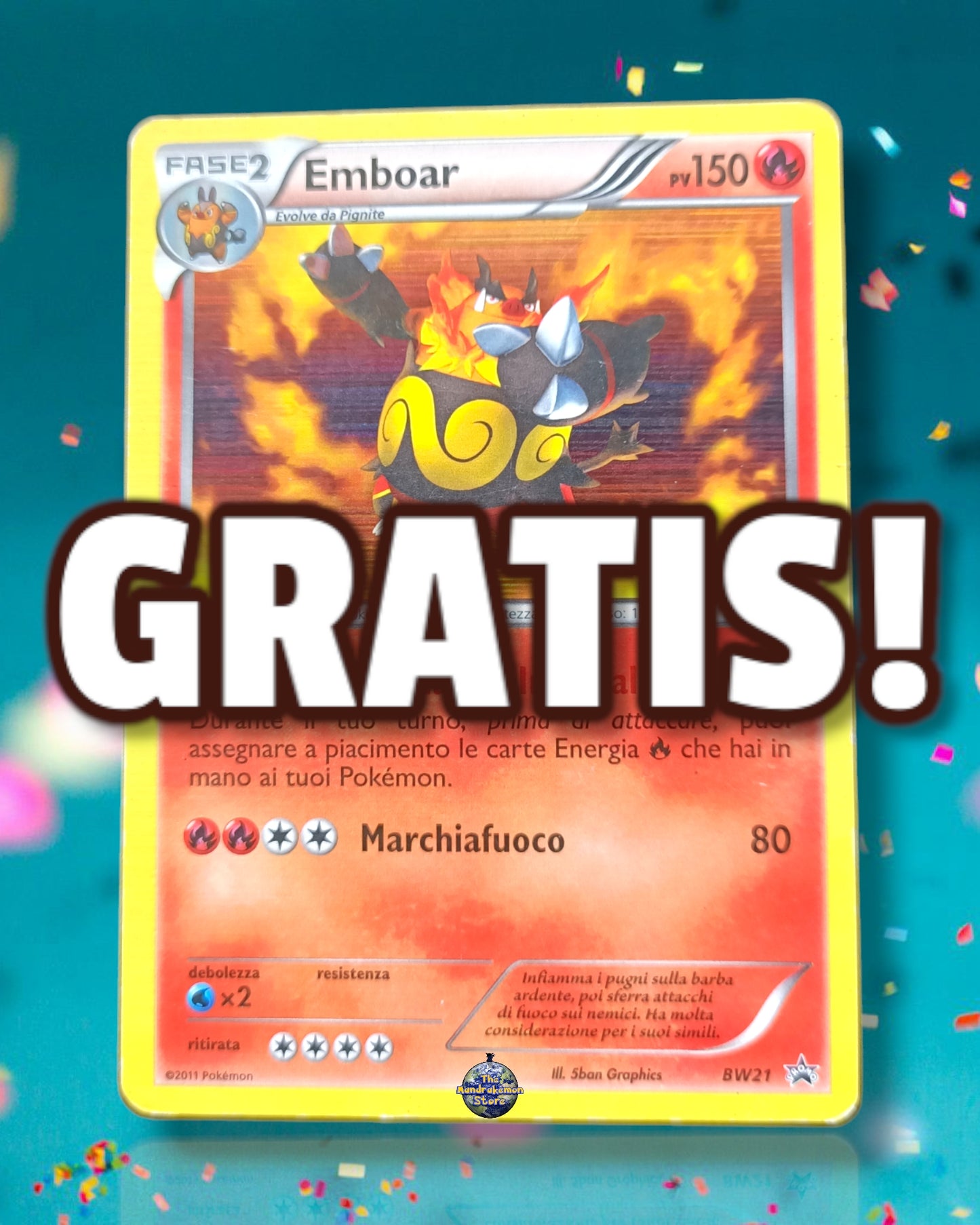 Emboar Holo Promo