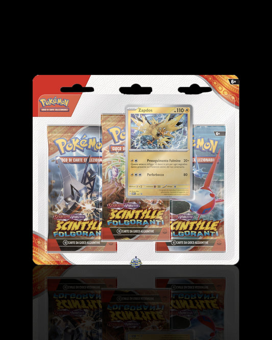 Blister 3 Pack Scintille Folgoranti Zapdos