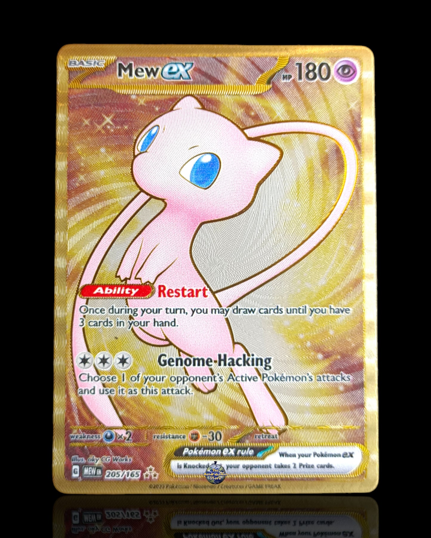 Mew Ex Gold Metal Promo