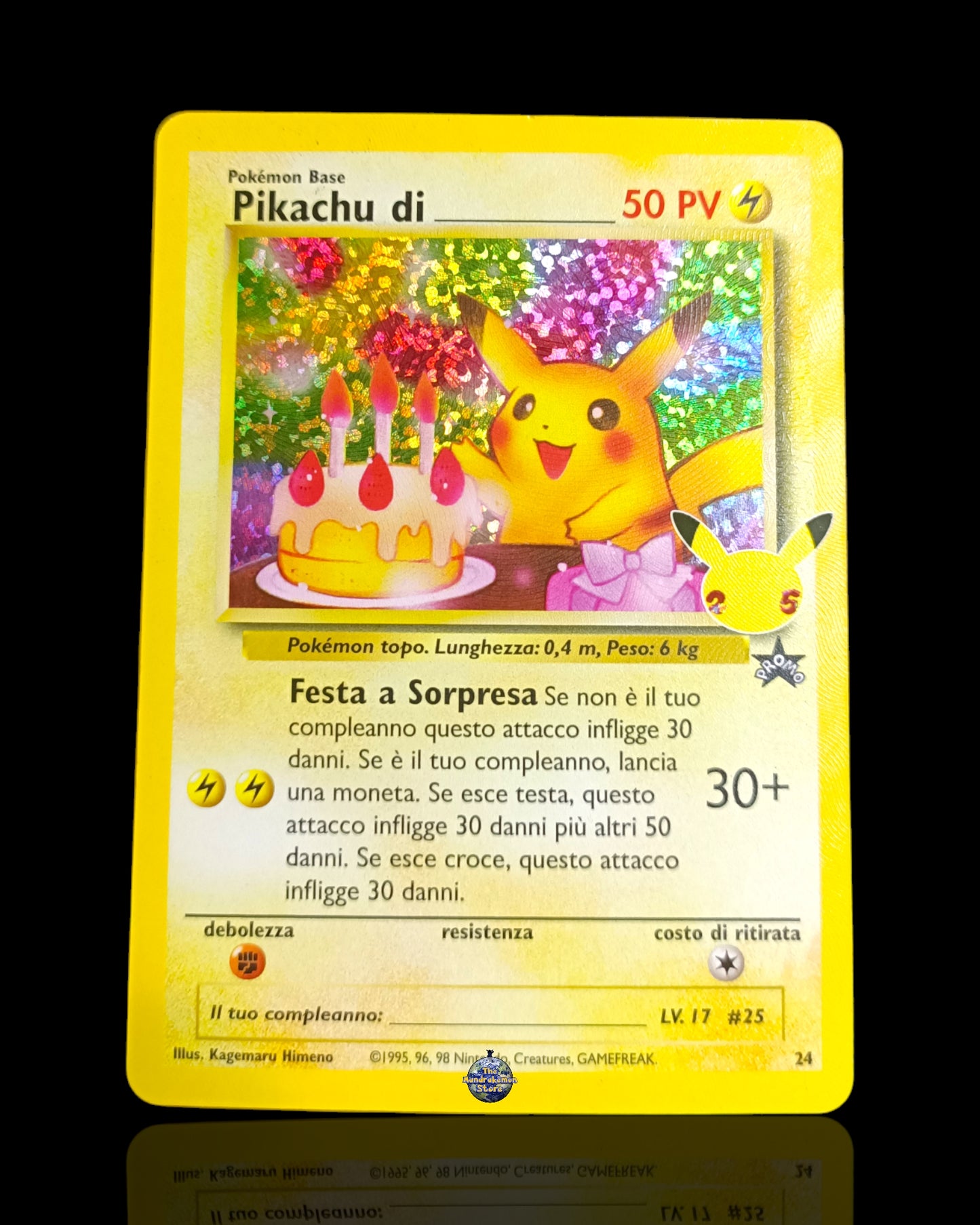 Pikachu di Compleanno Promo Gran Festa