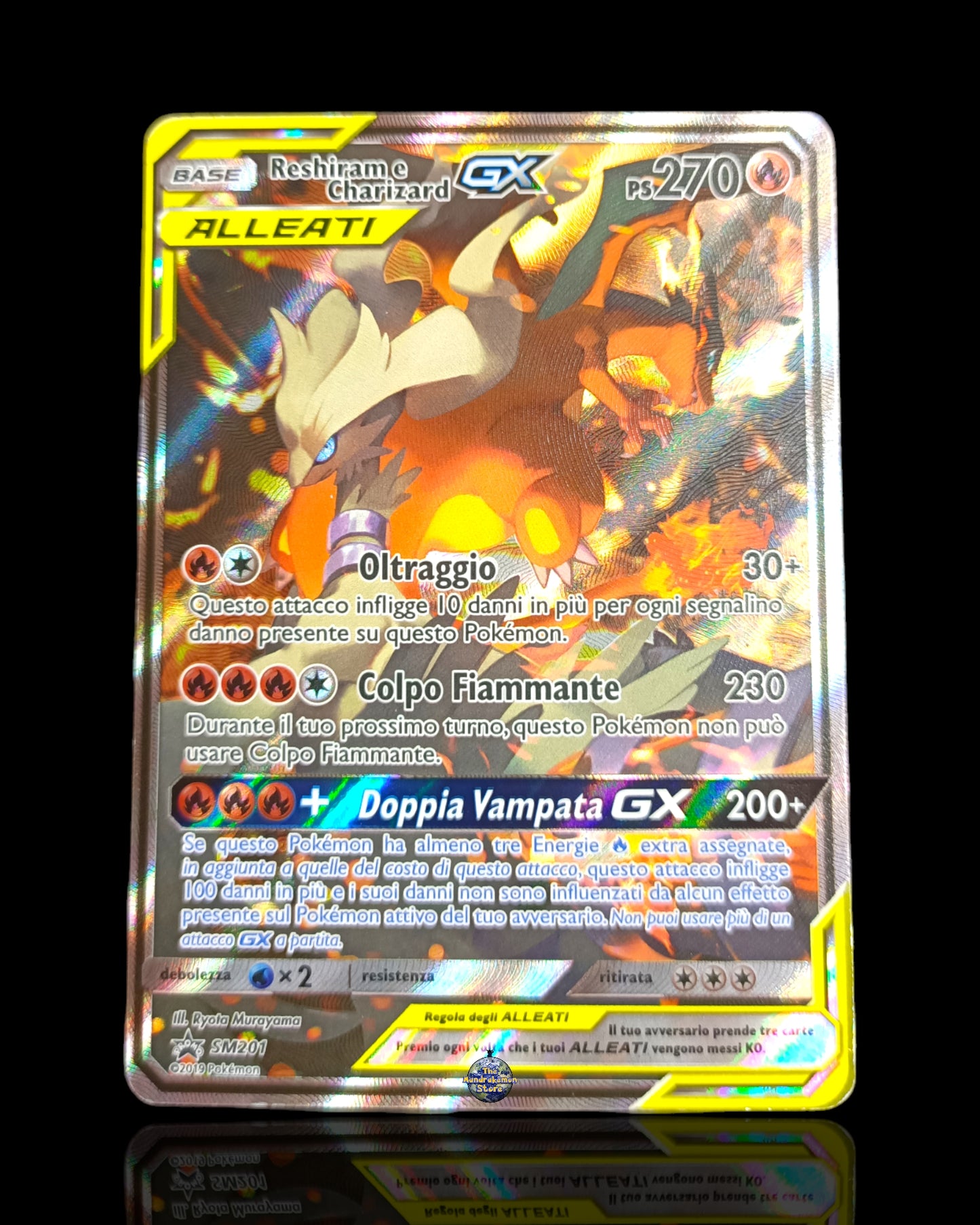 Reshiram e Charizard Gx Promo