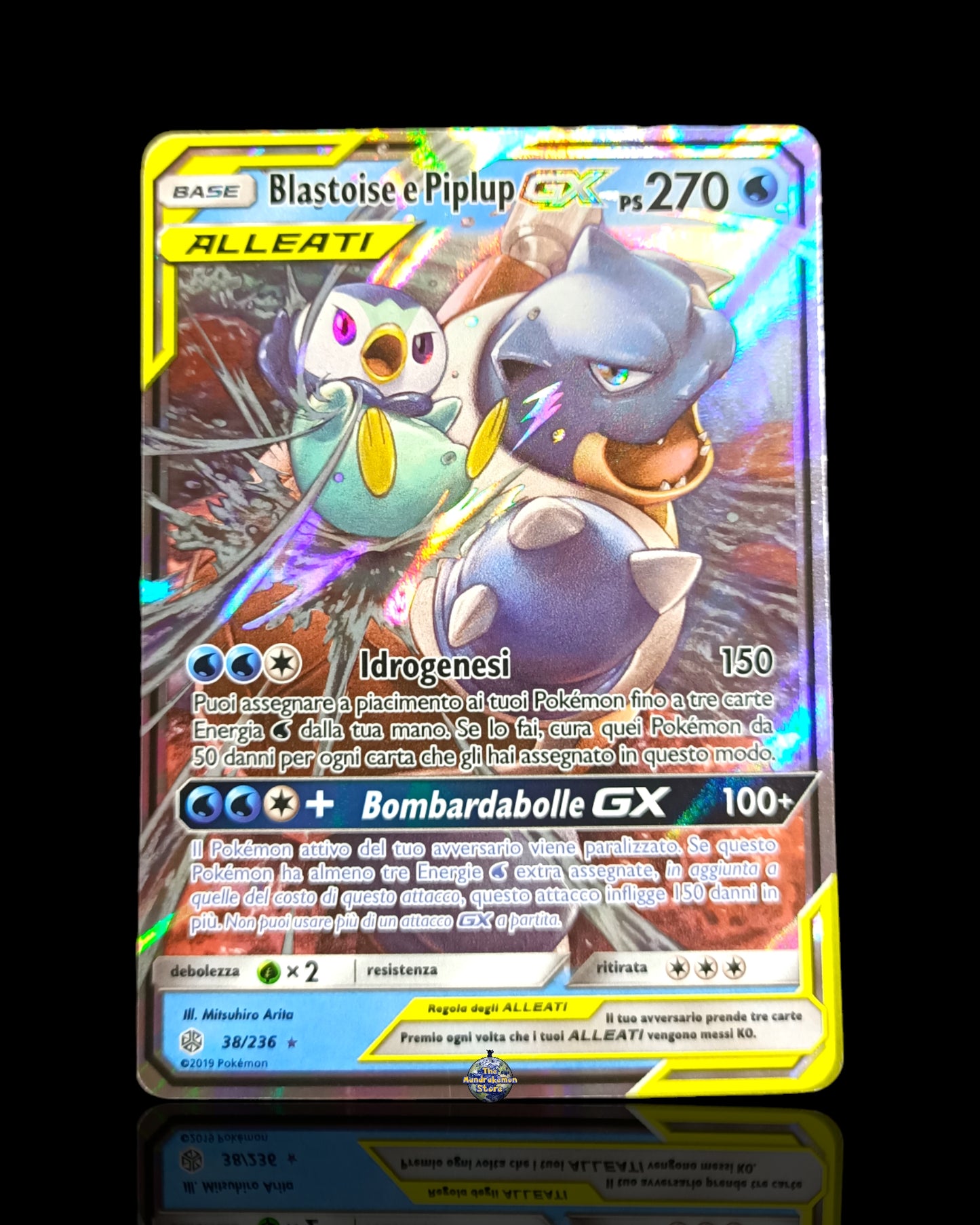 Blastoise e Piplup Gx