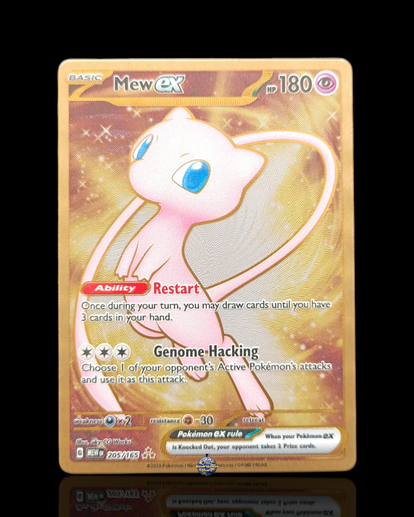 Mew Ex Gold Metal Promo