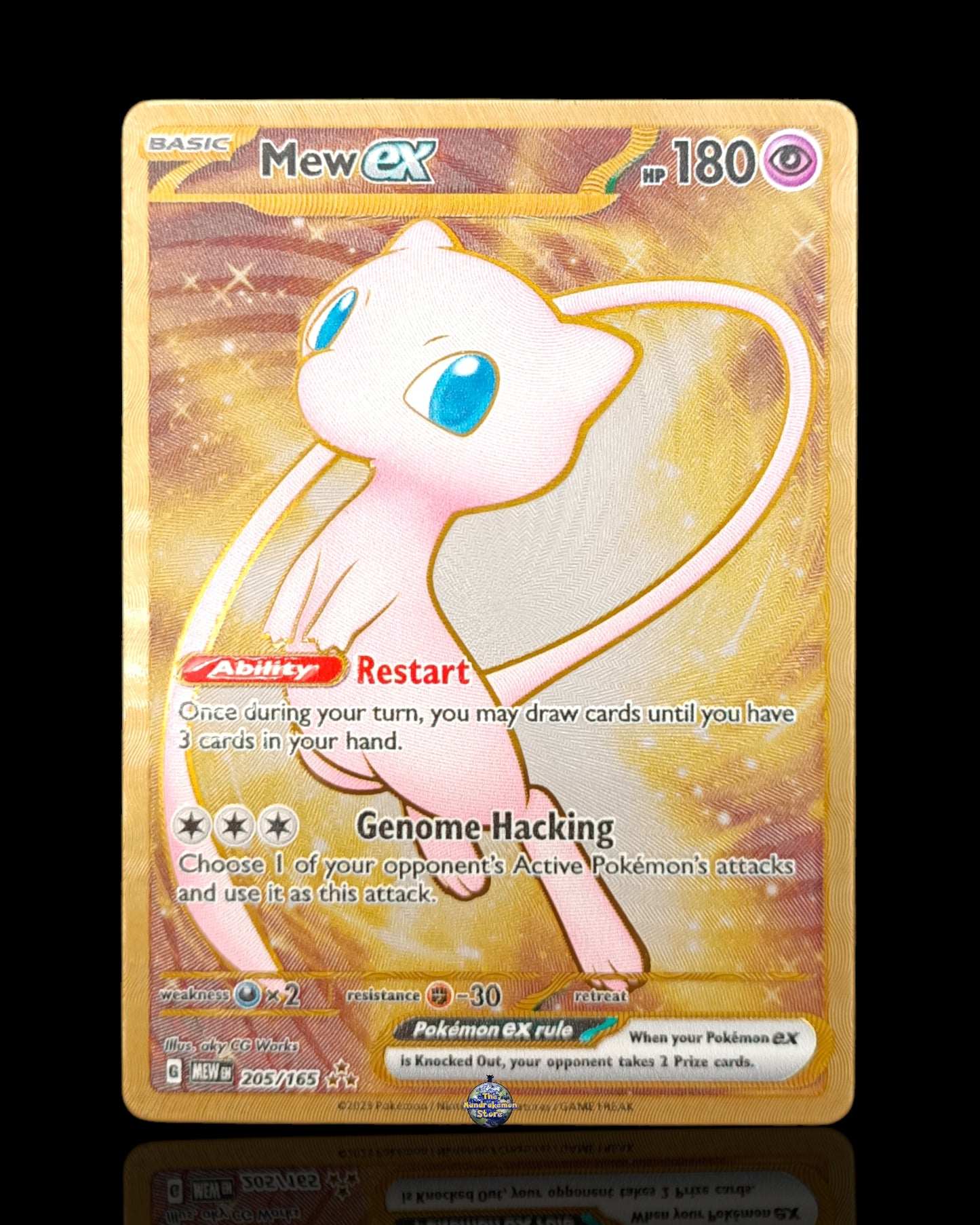 Mew Ex Gold Metal Promo