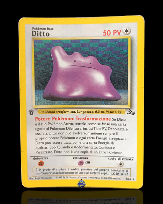 Ditto Holo Fossil 1ª Edizione