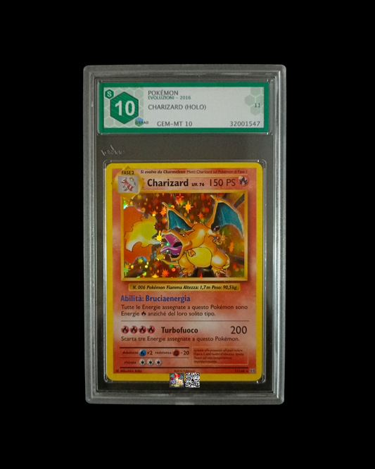 Charizard Holo Evoluzioni GRAAD 10 (Italiano)