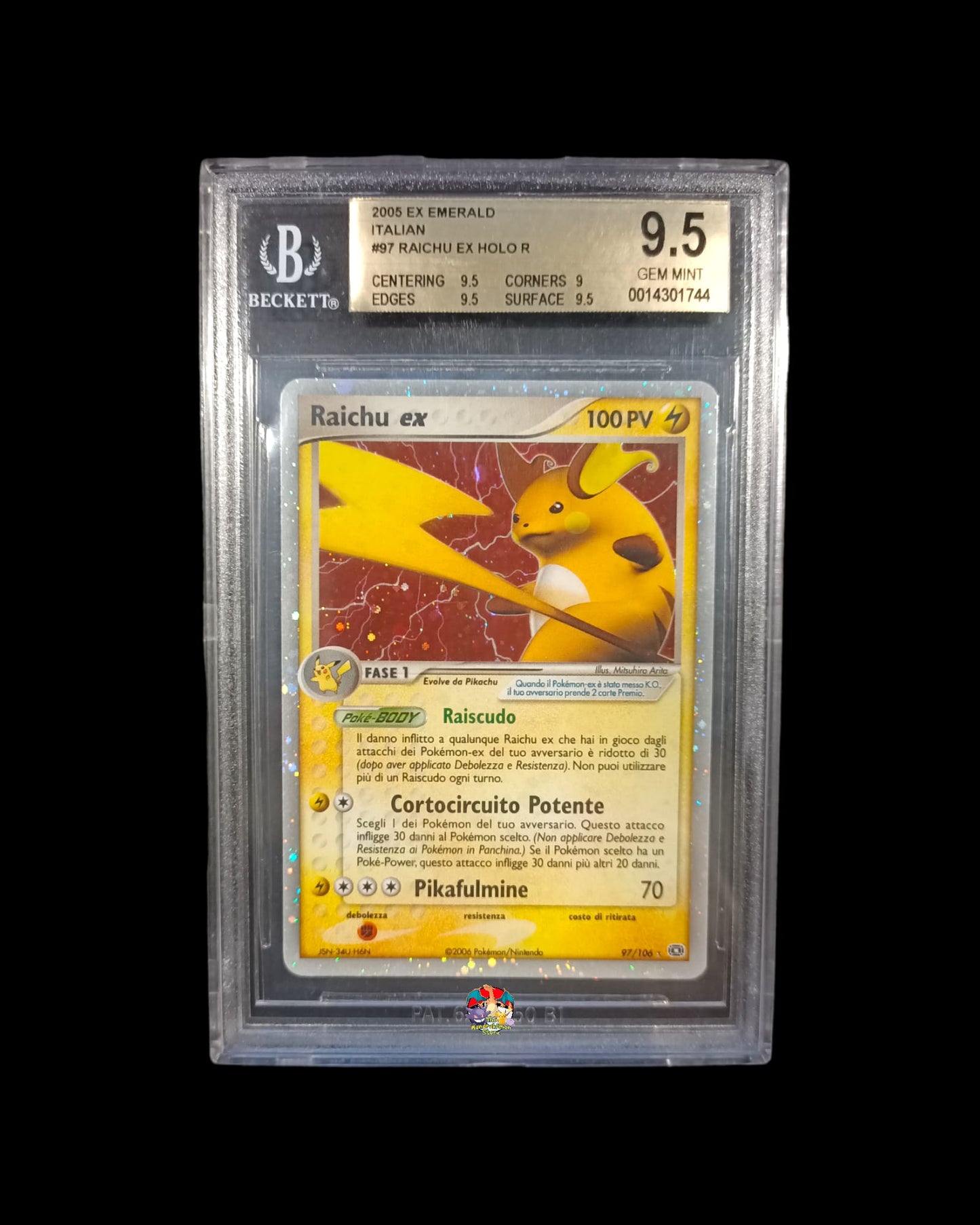 Raichu EX BGS 9.5 POP 2!