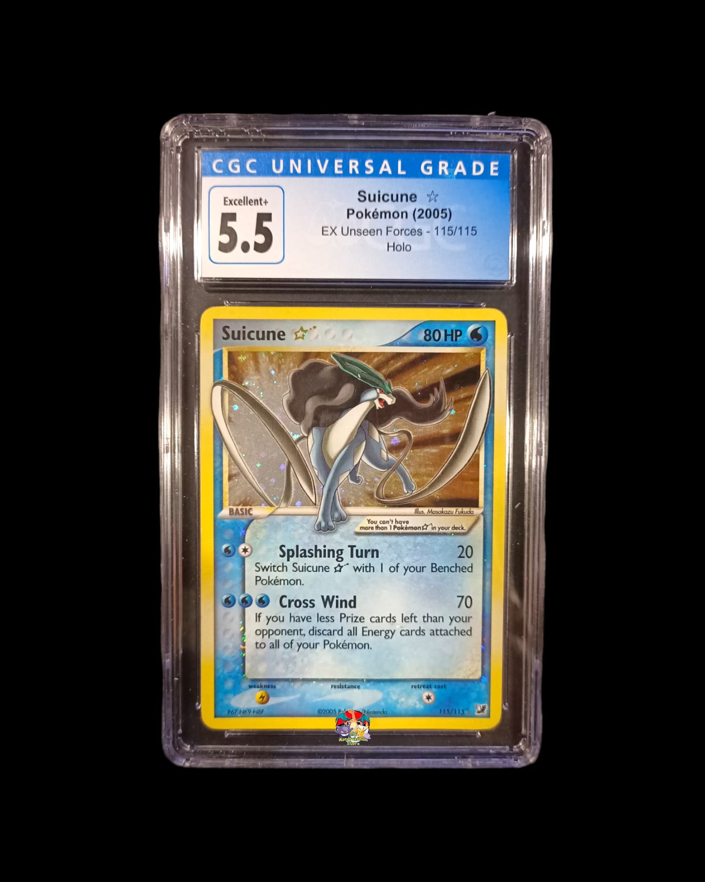 Suicune Goldstar CGC 5.5